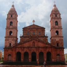 The catheral of Santo Angelo in Rio Grande do Sul - Replica of the church of Sao Miguel, which was built by the Jesuits